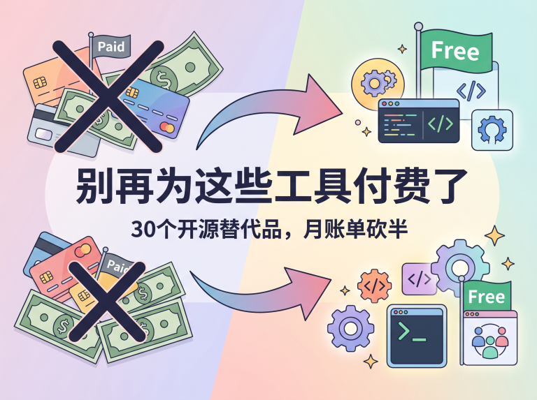 别再为这些工具付费了封面图