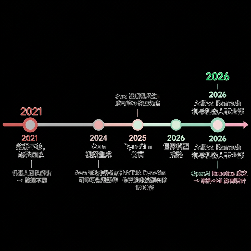OpenAI机器人 timeline — 2021年解散 vs 2026年重启