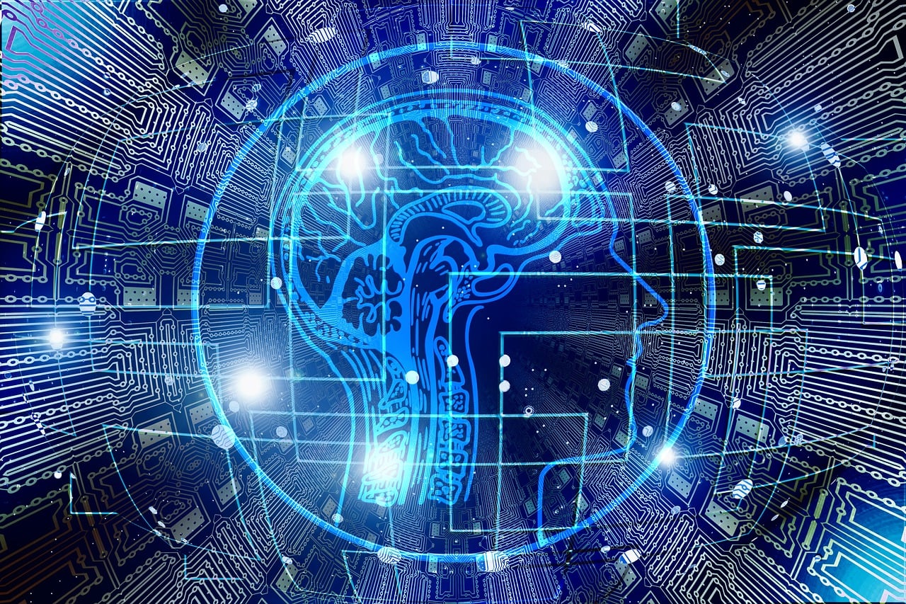 AI Technology competition between US and China - iron curtain concept