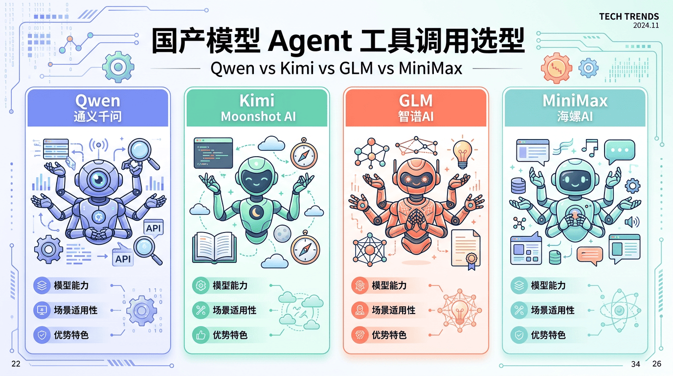 2026 国产模型 Agent 工具调用选型封面