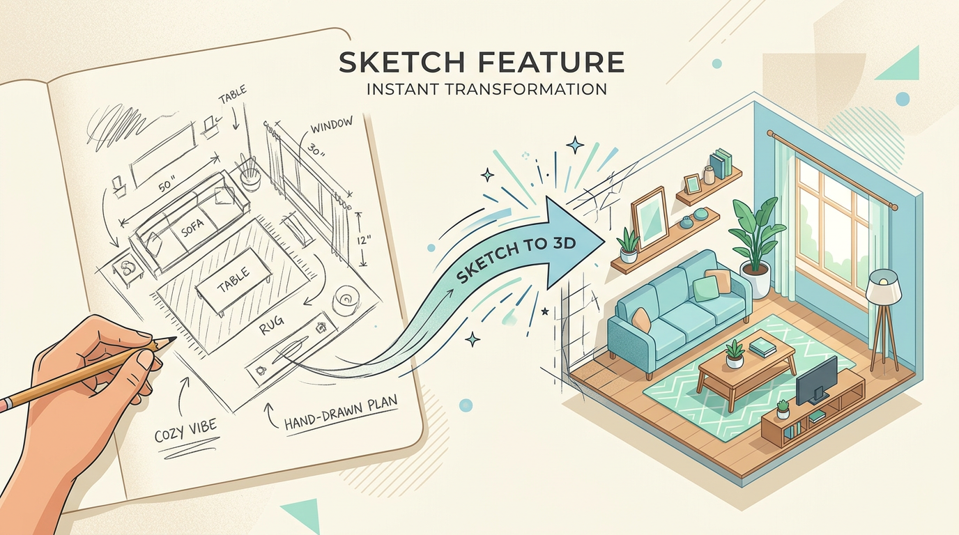 ChatGPT Images 2.5 Sketch 草图功能示意图