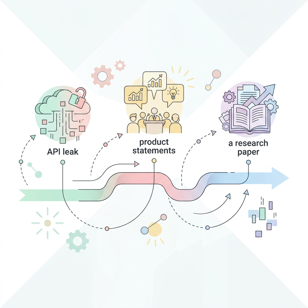 Dream-RSI 与谷歌 RSI 路线的时间线关系示意图