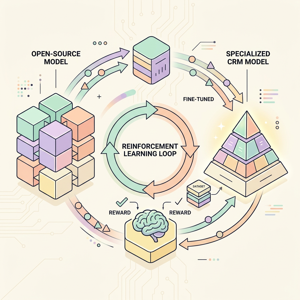 Koa 基于 Nemotron 后训练的技术架构示意图