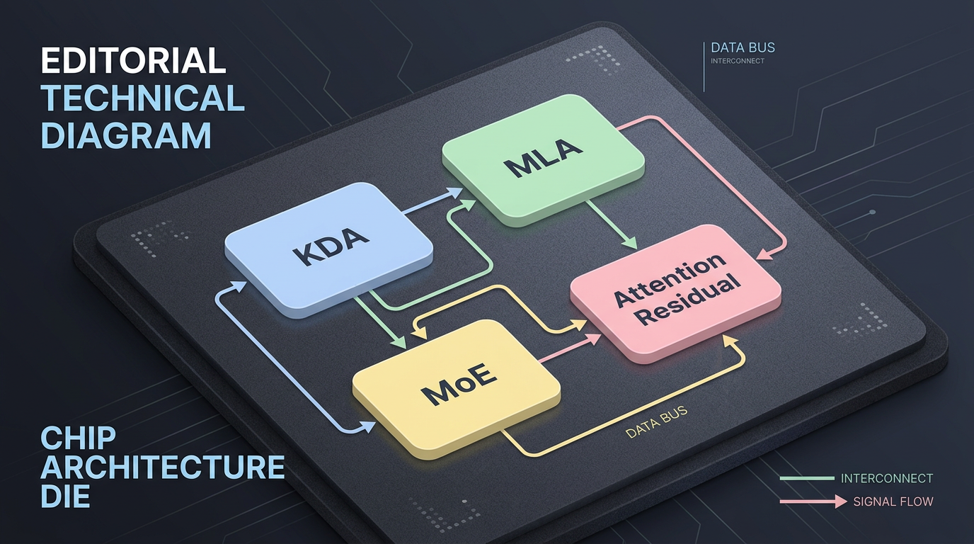 nano-kpu 芯片架构：KDA/MLA/MoE 模块图