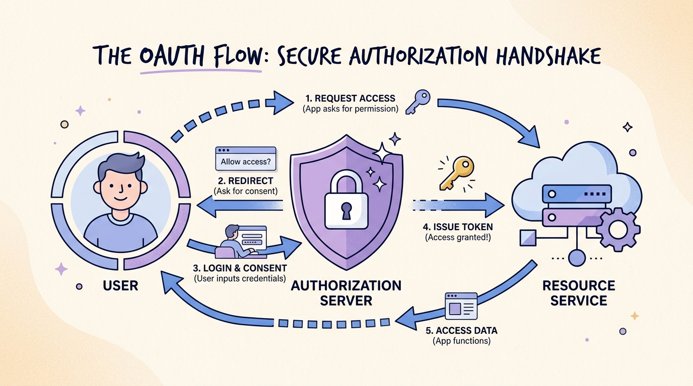 open-connector OAuth 授权流程示意图