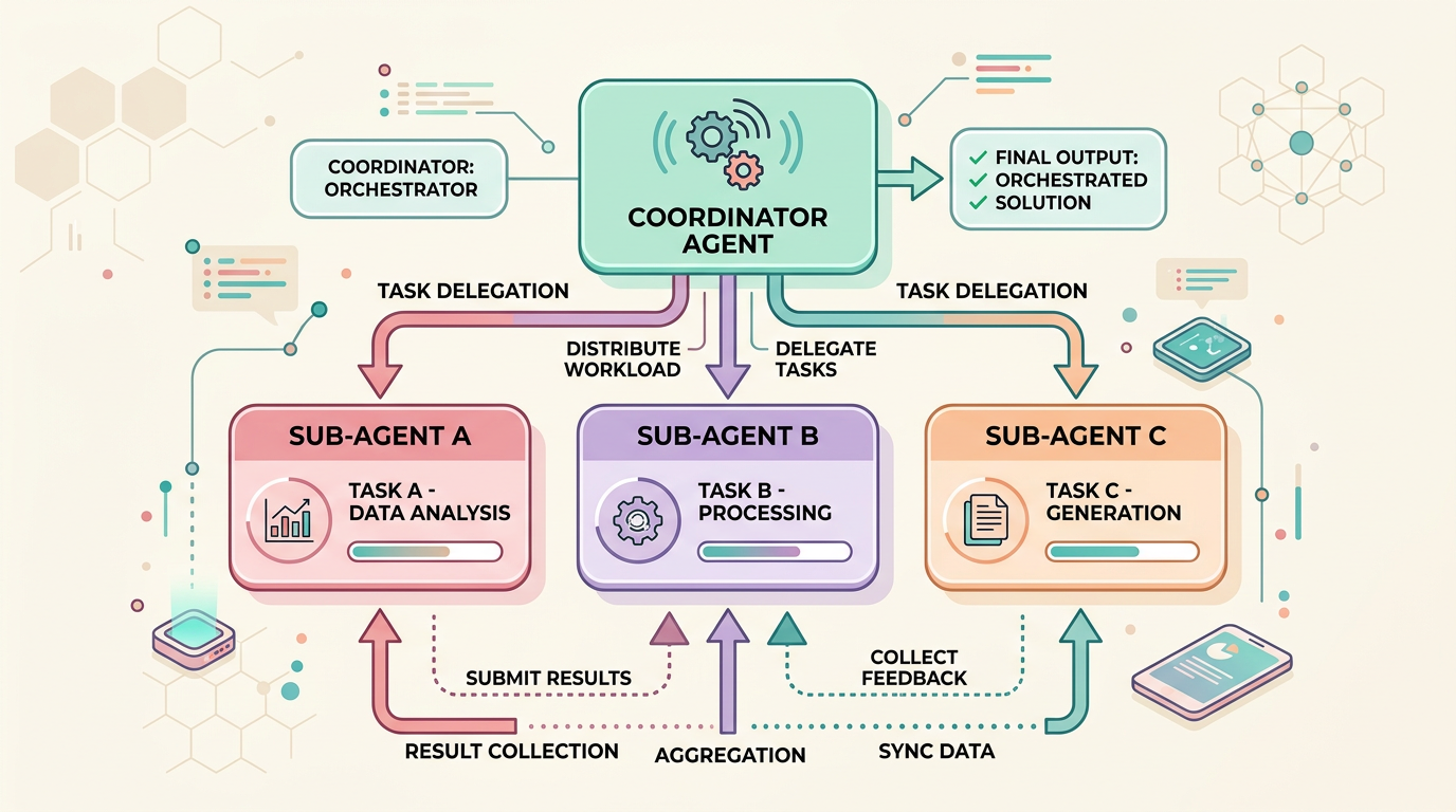OpenAI Agents API 多智能体编排示意图
