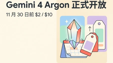 发光晶体立在日历上，旁边价签翻开露出翻倍的新价签
